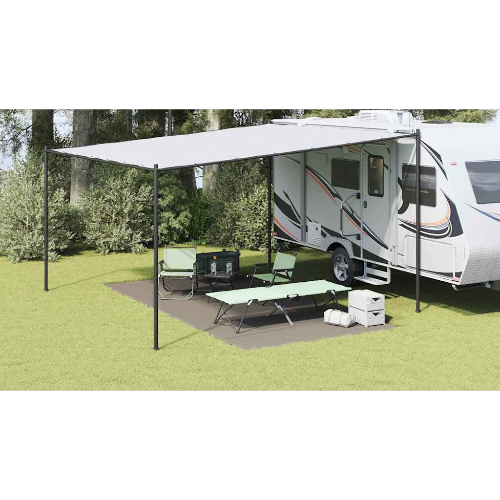 Tenttapijt 500 × 300 Cm Polyetheen Lichtgrijs