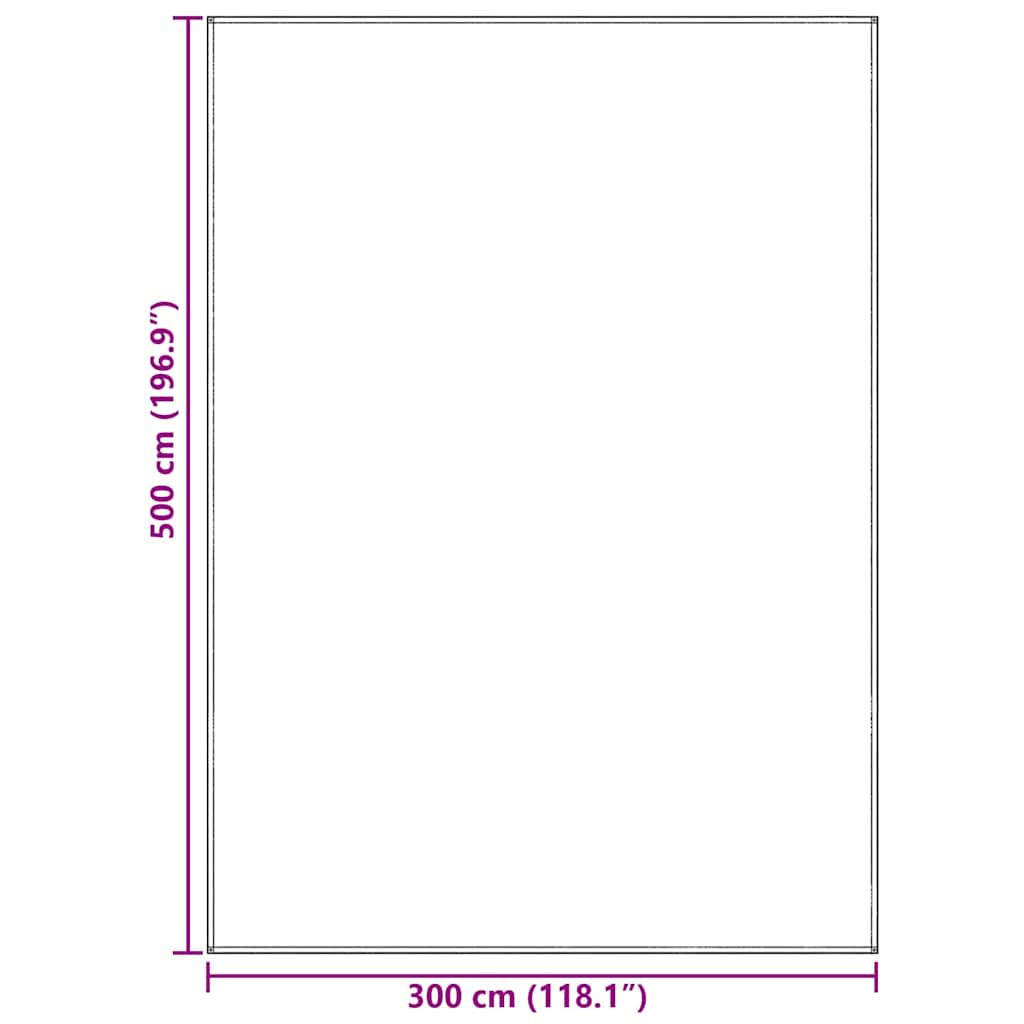Tenttapijt 500 × 300 Cm Polyetheen Lichtgrijs