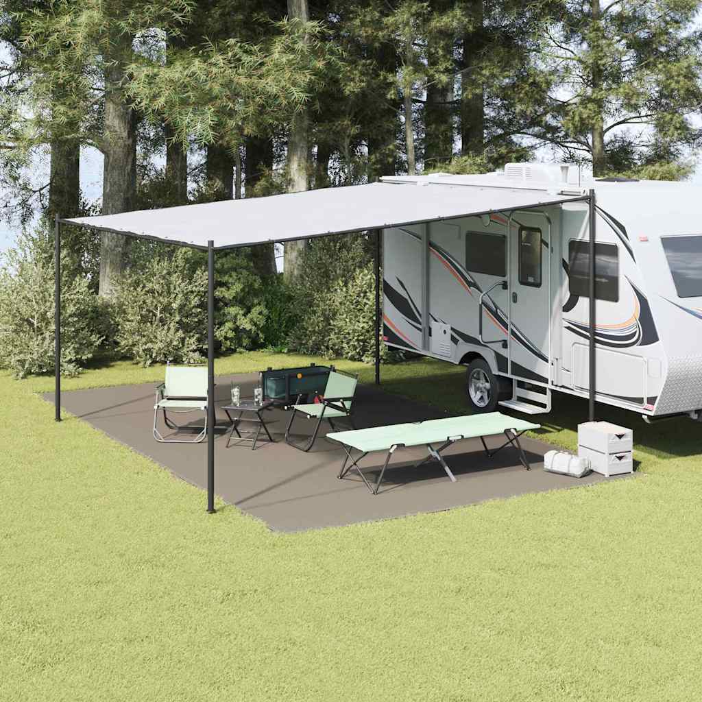 Tenttapijt 500 × 300 Cm Polyetheen Lichtgrijs