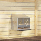 54 x 64 x 59,5 cm / Gegalvaniseerd zilver
