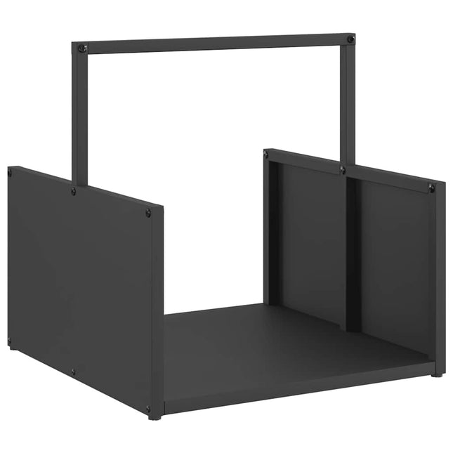 Brandhoutrek 40X40X40 Cm Koudgewalst Staal Zwart