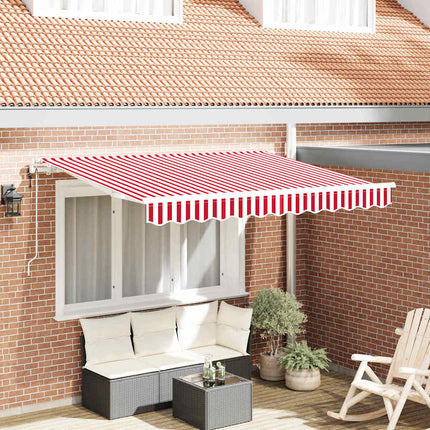 Inklapbaar Zonnescherm Beige 300 X 200 Cm Stof