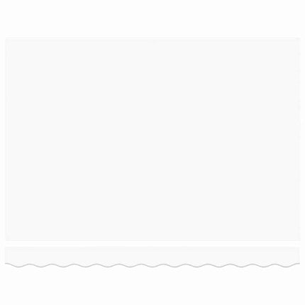 Inklapbaar Zonnescherm Wit 250 X 200 Cm Stof Wit (Wit Frame)