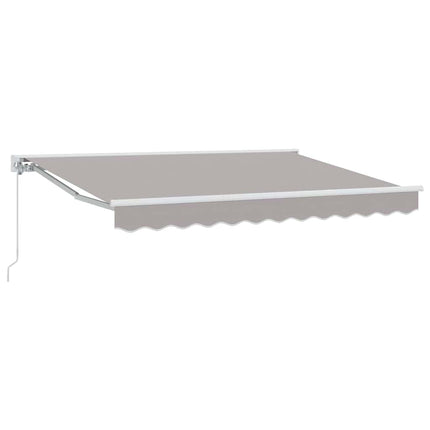 Zijde Frame Lichtgrijs 250 X 200 Cm Polyester Met Pu-Coating Lichtgrijs (Wit Frame)