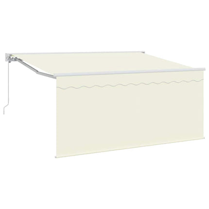 Inklapbaar Zonnescherm Crème 300 X 200 Cm Crème (Anthraciet Frame)