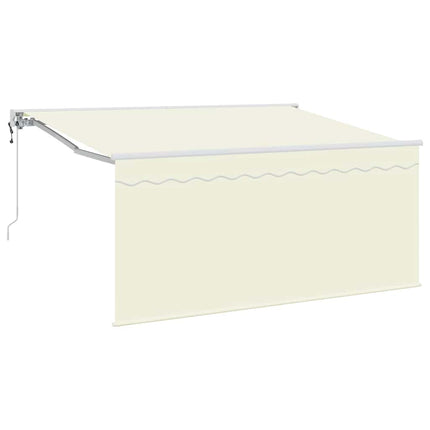 Inklapbaar Zonnescherm Crème 300 X 200 Cm Crème (Anthraciet Frame)
