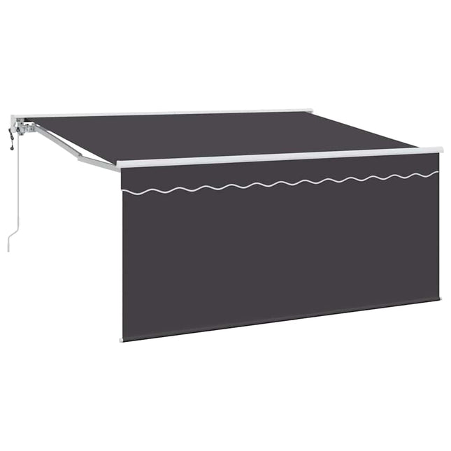 Inklapbaar Zonnescherm Antraciet 300 X 200 Cm Anthraciet (Anthraciet Frame)