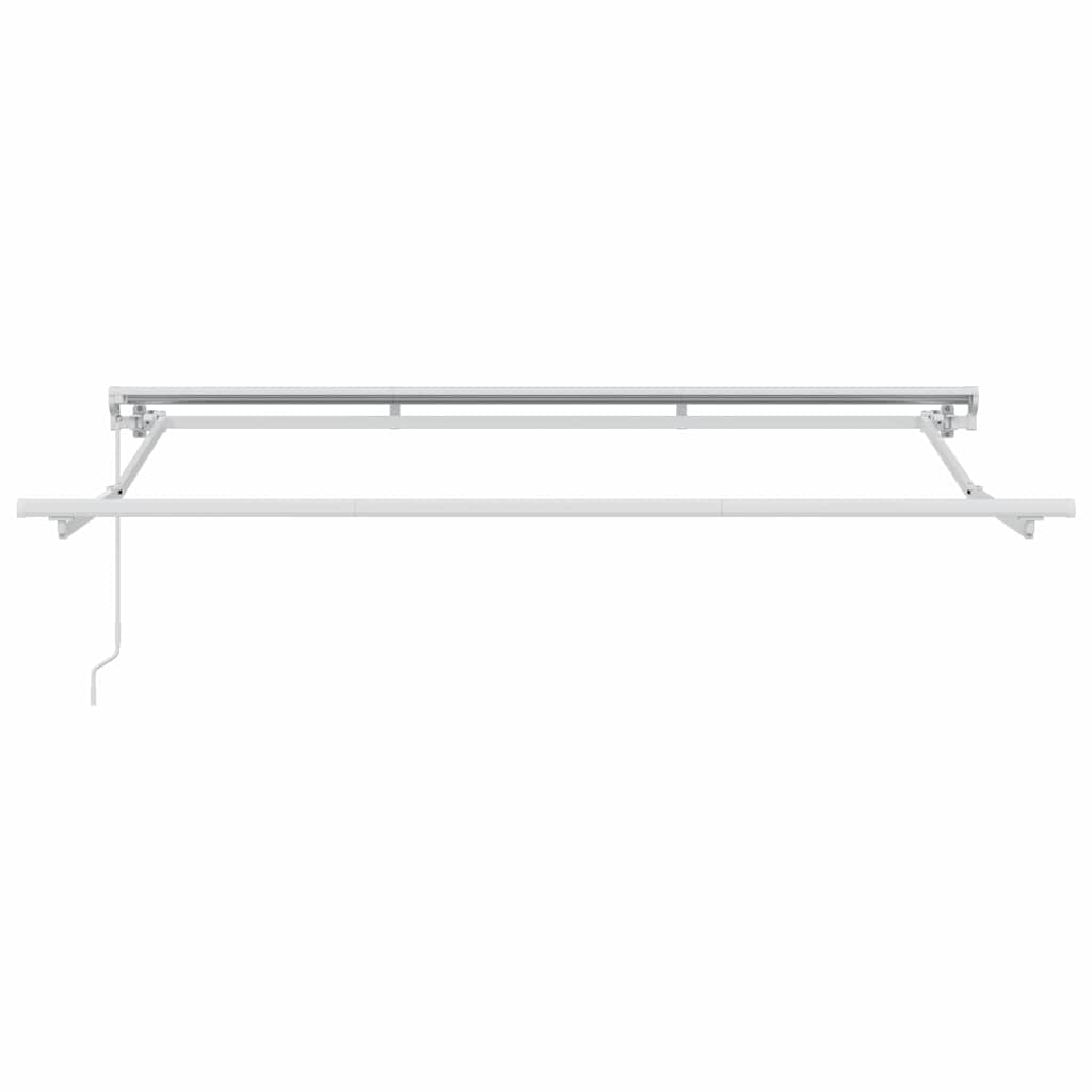 Zijde Frame Multikleur 300 X 200 Cm Polyester Met Pu-Coating Geel En Oranje (Wit Frame)