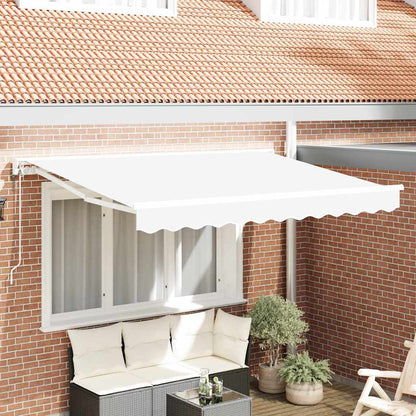 Zijde Frame Wit 300 X 200 Cm Polyester Met Pu-Coating Beige (Anthraciet Frame)