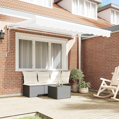 Zijde Frame Wit 300 X 200 Cm Polyester Met Pu-Coating Beige (Anthraciet Frame)
