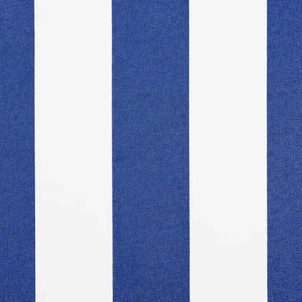 Inklapbaar Zonnescherm Blauw 350 X 200 Cm Stof Crème (Anthraciet Frame)