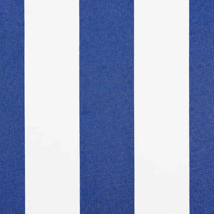 Inklapbaar Zonnescherm Blauw 350 X 200 Cm Stof Crème (Anthraciet Frame)