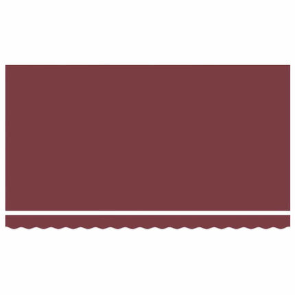 Inklapbaar Zonnescherm Bordeauxrood 350 X 200 Cm Stof Bordeaux (Wit Frame)