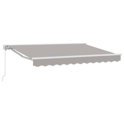 Zijde Frame Lichtgrijs 350 X 200 Cm Polyester Met Pu-Coating Lichtgrijs (Wit Frame)