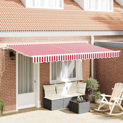 Inklapbaar Zonnescherm Beige 300 X 200 Cm Stof
