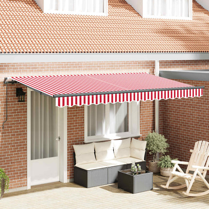 Inklapbaar Zonnescherm Beige 300 X 200 Cm Stof