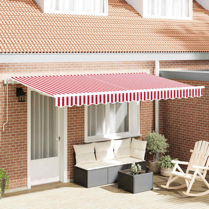 Inklapbaar Zonnescherm Beige 300 X 200 Cm Stof