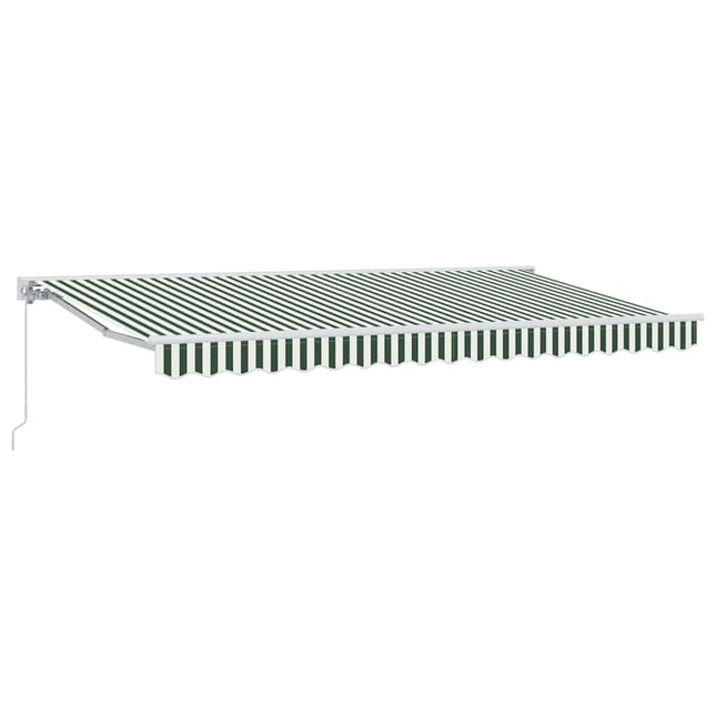 Zijde Frame En 400 X 200 Cm Polyester Met Pu-Coating Groen En Wit (Wit Frame)