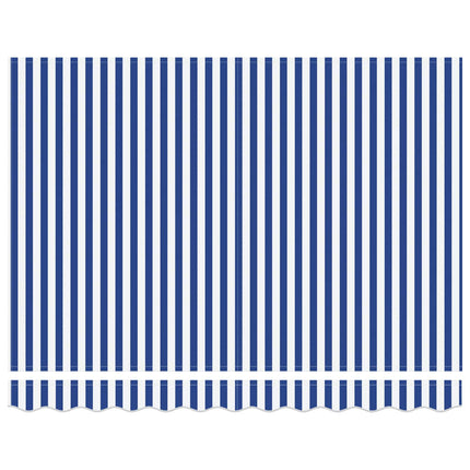 Zijde Frame En 300 X 250 Cm Polyester Met Pu-Coating Blauw En Wit (Anthraciet Frame)