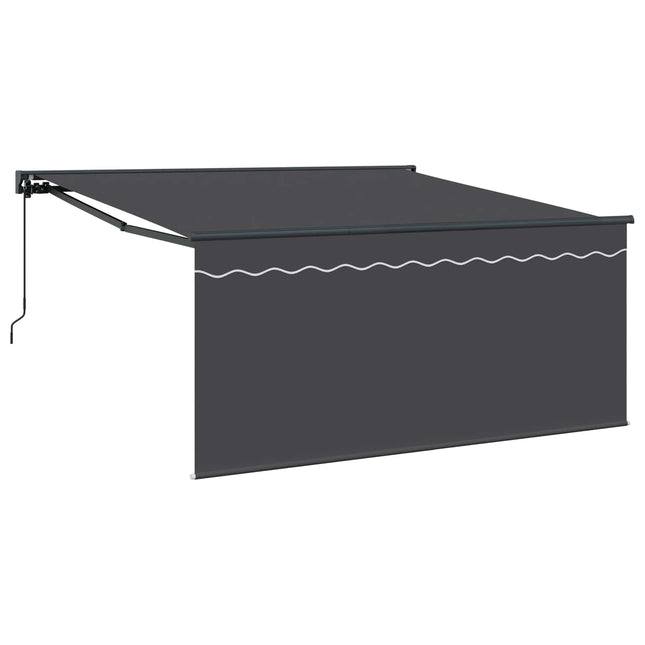 Inklapbaar Zonnescherm Antraciet 300 X 250 Cm Anthraciet (Anthraciet Frame)
