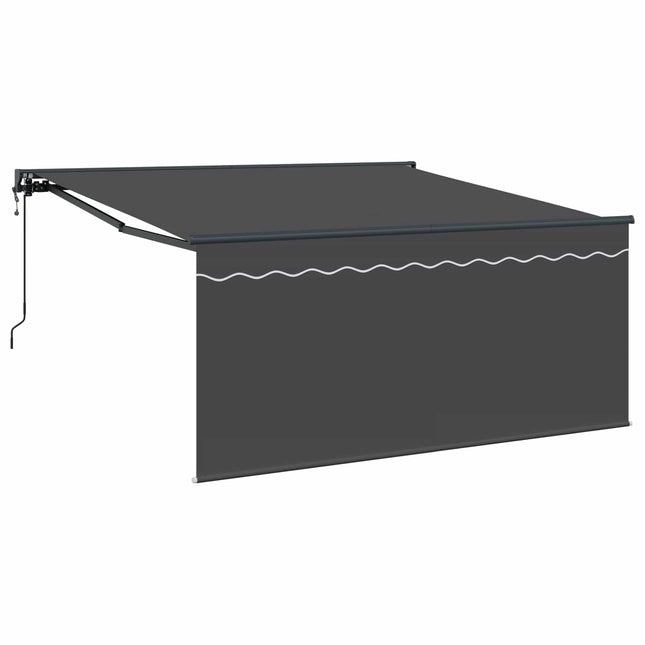Inklapbaar Zonnescherm Antraciet 300 X 250 Cm Anthraciet (Anthraciet Frame)