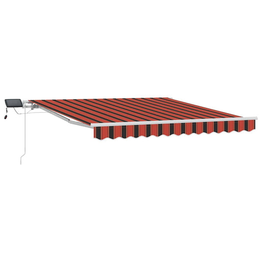 Inklapbaar Zonnescherm Oranje En Bruin Oranje/Zwart/Geel