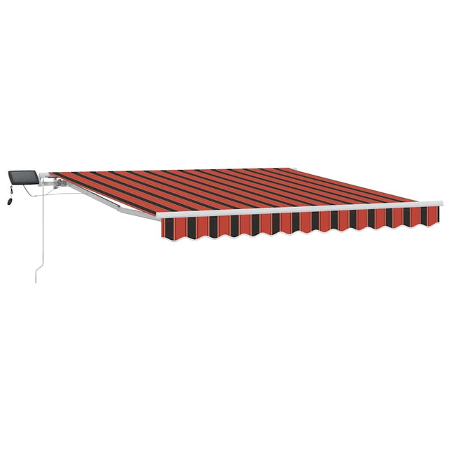 Inklapbaar Zonnescherm Oranje En Bruin Oranje/Zwart/Geel