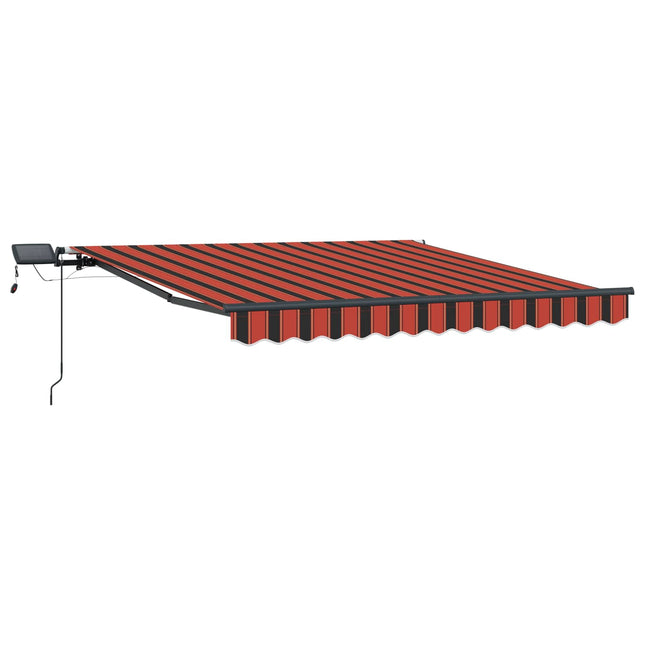 Uitschuifbare Luifel Oranje En Bruin Oranje/Zwart/Geel