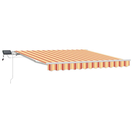 Uitschuifbare Luifel Geel En Oranje Geel/Oranje/Wit