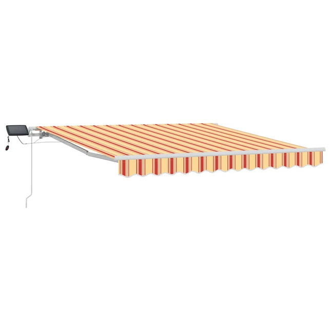 Uitschuifbare Luifel Geel En Oranje Geel/Oranje/Wit