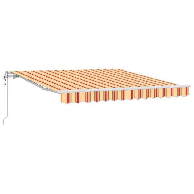 Uitschuifbare Luifel Geel En Oranje Geel/Oranje/Wit