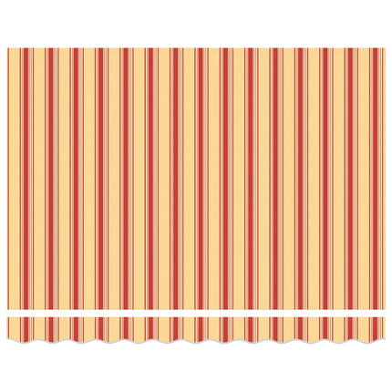Zijde Frame Multikleur 300 X 250 Cm Polyester Met Pu-Coating Geel En Oranje (Anthraciet Frame)