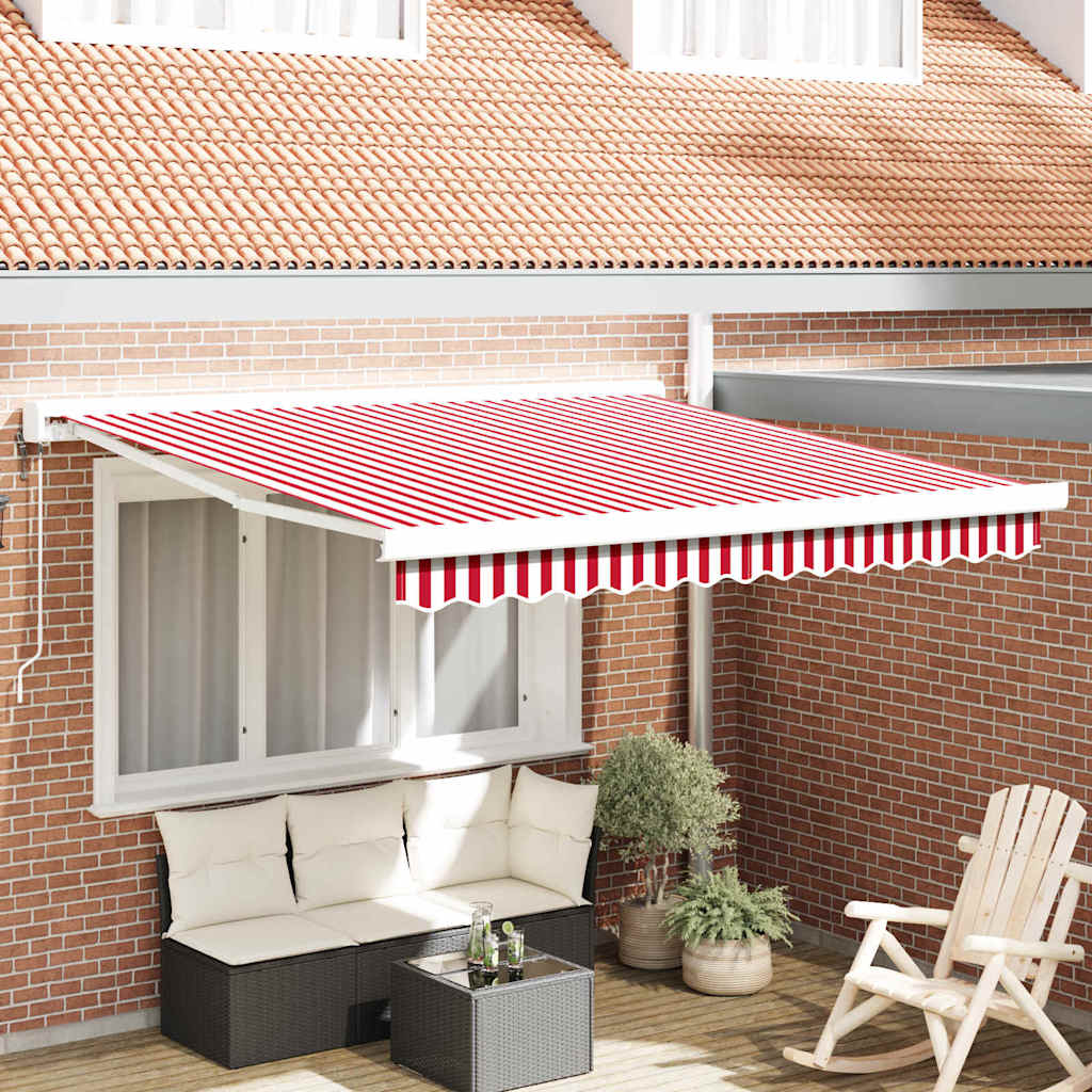 Markies 500 X 300 X 165 Cm Polyester En Aluminium Rood En Wit