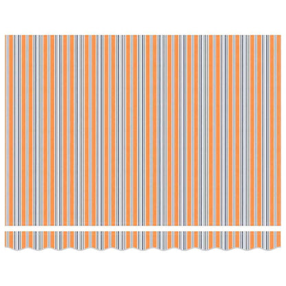 Inklapbaar Zonnescherm Multikleur 300 X 250 Cm Blauw En Oranje