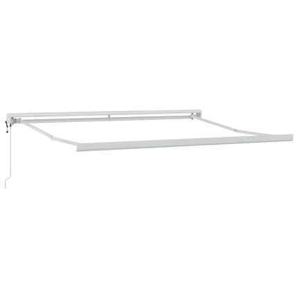 Uitschuifbare Luifel Meerkleurig 300 X 250 X 165 Cm Geel/Grijs/Wit