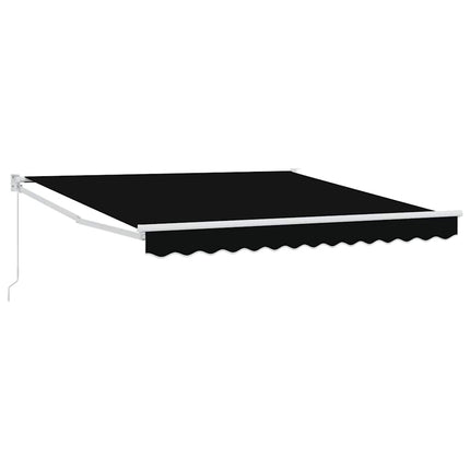 Uitschuifbare Luifel Zwart 300 X 250 X 165 Cm Zwart (Wit Frame)