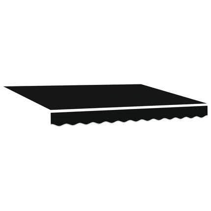 Uitschuifbare Luifel Zwart 300 X 250 X 165 Cm Zwart (Anthraciet Frame)