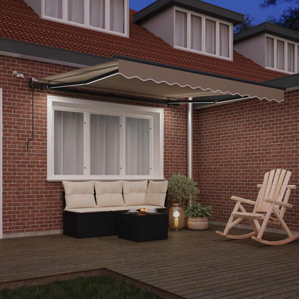 Uitschuifbare Luifel Polyester Beige