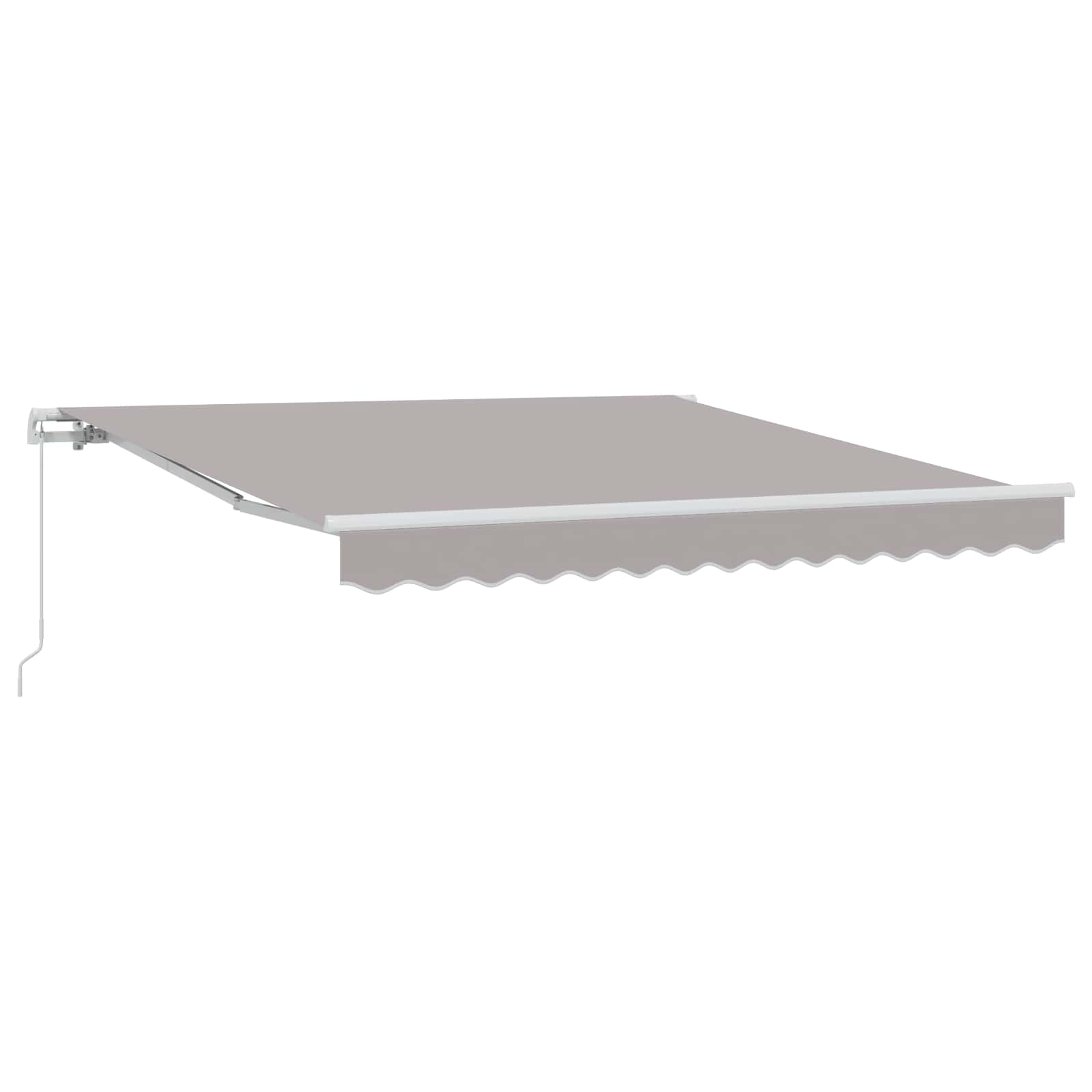 Markies Lichtgrijs 300 X 250 X 165 Cm Polyester Wit (Anthraciet Frame)