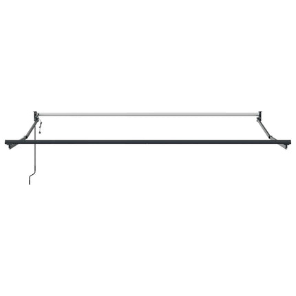 Uitschuifbare Luifel Lichtgrijs 300 X 250 X 165 Cm Lichtgrijs (Anthraciet Frame)