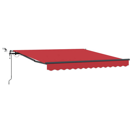 Uitschuifbare Luifel Polyester Rood