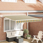 300 x 250 cm / Groen en geel / met witte lijst