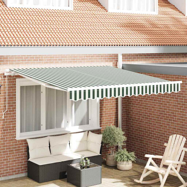 Markies Groen En Wit 300 X 250 X 165 Cm Polyester Groen En Geel (Anthraciet Frame)