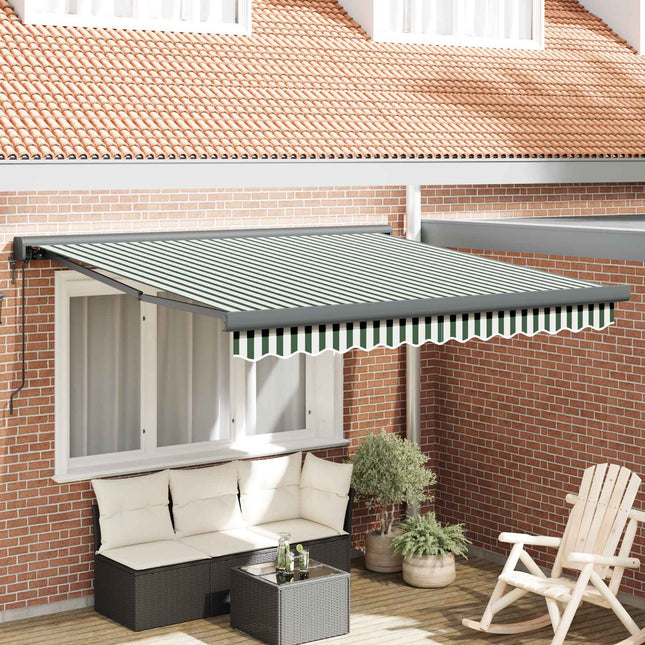 Markies 300 X 250 X 165 Cm Polyester En Aluminium Groen En Wit