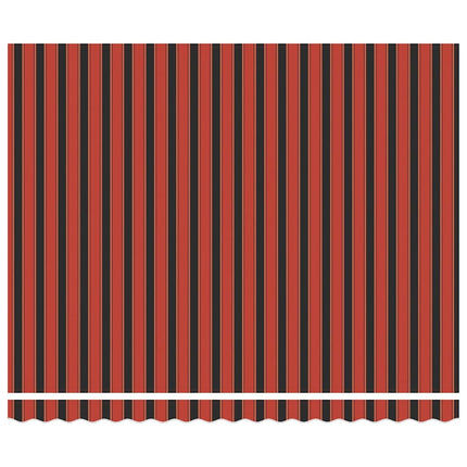 Uitschuifbare Luifel Rood En Zwart Oranje/Zwart/Geel
