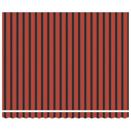 Uitschuifbare Luifel Rood En Zwart Oranje/Zwart/Geel