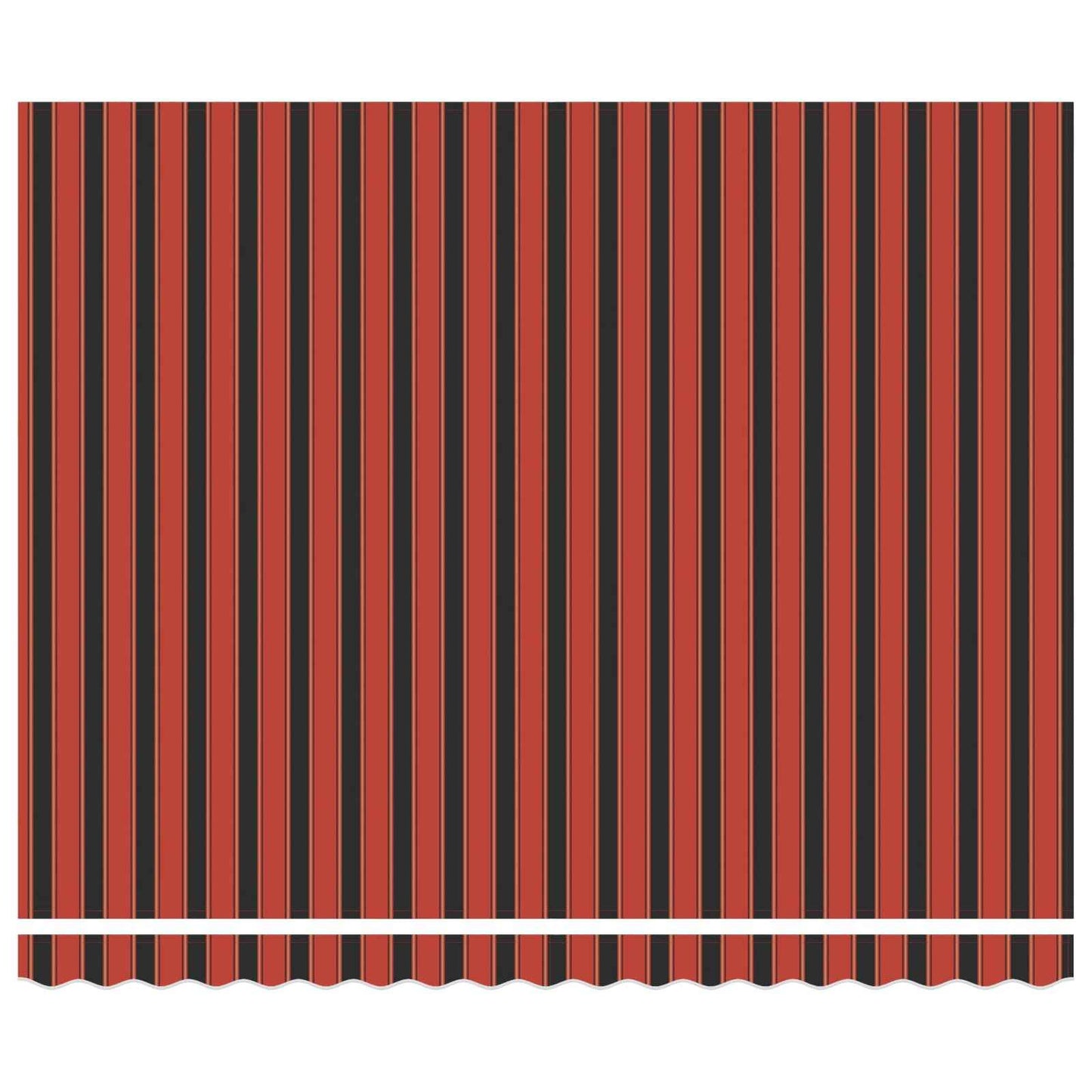 Luifeldoek Met Oranje En Bruin Polyester Oranje/Zwart/Geel