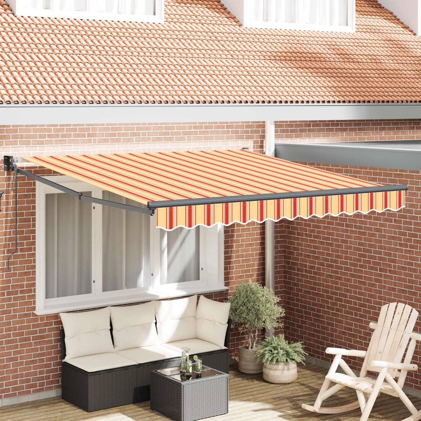 Markies Geel En Oranje 350 X 250 X 165 Cm Polyester Geel En Oranje