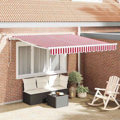 Inklapbaar Zonnescherm Rood En Wit