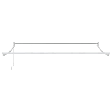 Uitschuifbare Luifel Beige 350 X 250 Cm Beige (Wit Frame)